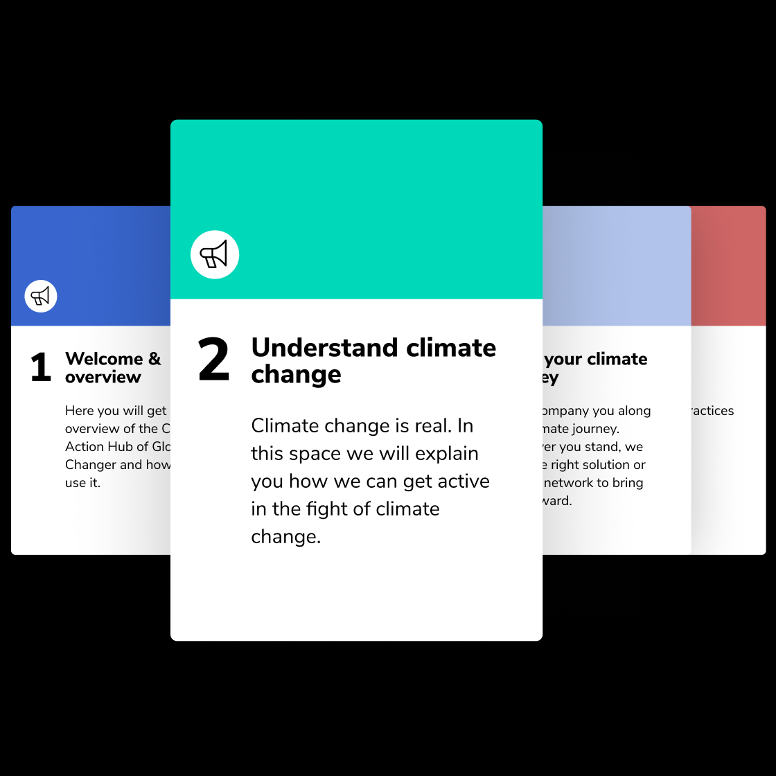 Global Changer vermittelt über das Lernportal Climate Action Hub alle wichtige Themen um die Klimakrise zu verstehen.